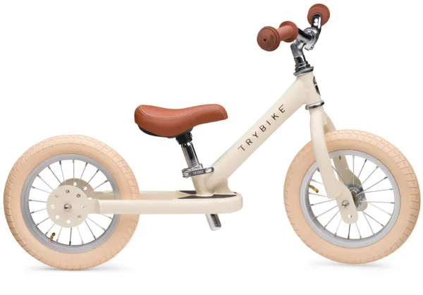 Laufrad, 2 Räder, Vintage Creme