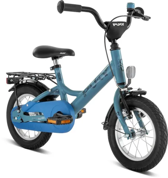 Youke 12, blaues Kinderfahrrad aus Aluminium