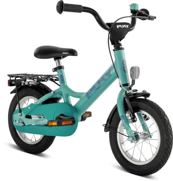 Youke 12, grünes Aluminium-Kinderfahrrad